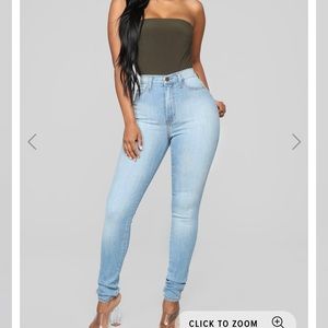 Fashion nova classic high waist jean